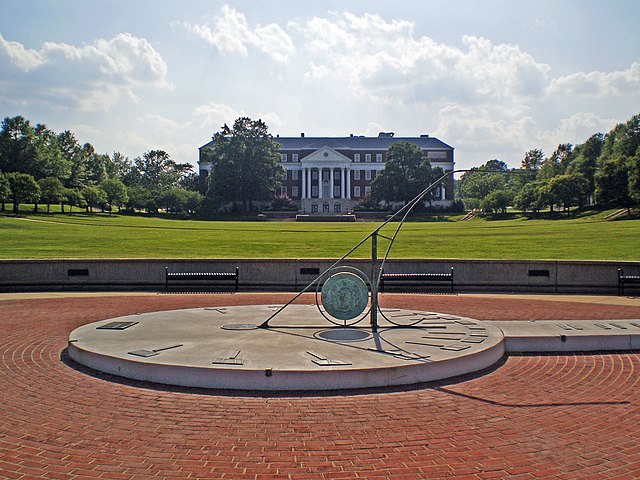 University of Maryland McKeldin Sundial